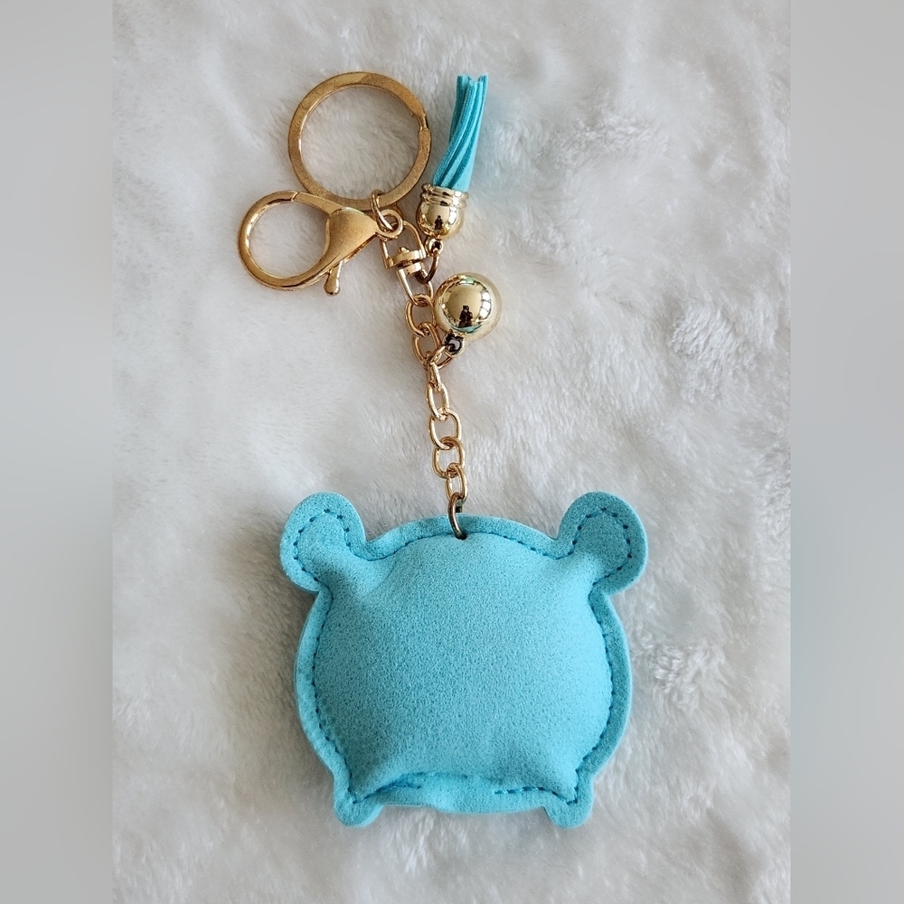 Winnie The Pooh Blue Bear Keychain Bag Charn - Picture 3 of 3
